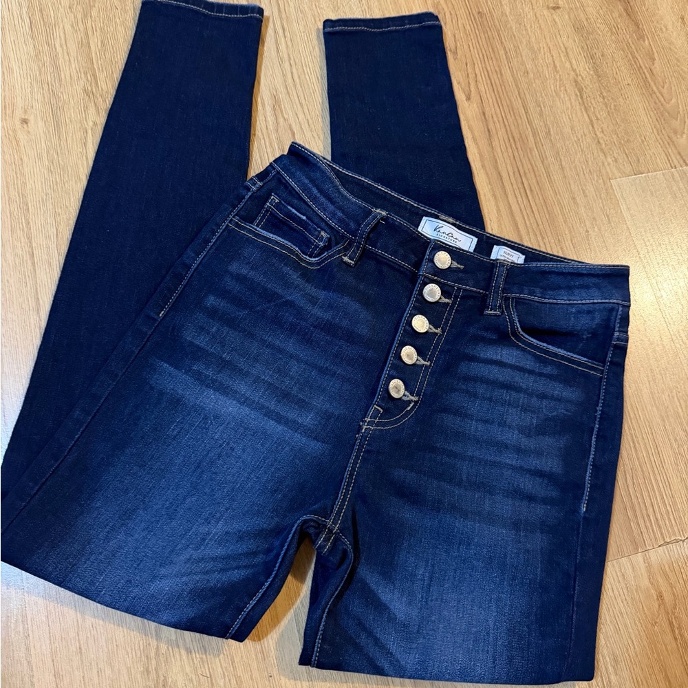 Women's Dark Blue Jeans